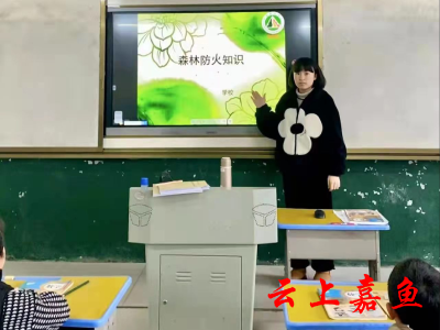 高铁岭镇中心小学开展“森林防火”宣传教育活动