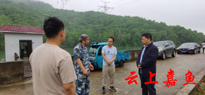高铁岭镇开展水库防汛检查