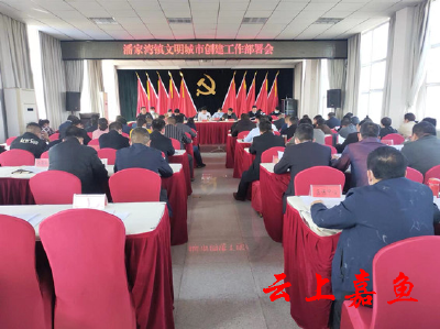 潘家湾镇专题研究部署文明创建工作