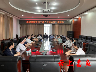 潘家湾镇召开“五提六争”青年干部座谈会