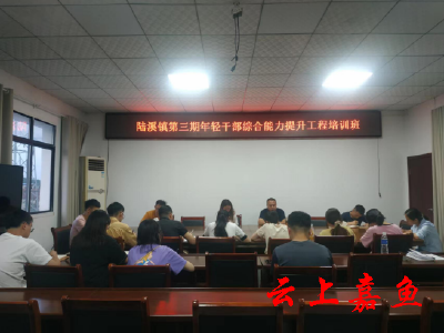 陆溪镇召开第三期年轻干部综合能力提升工程培训会