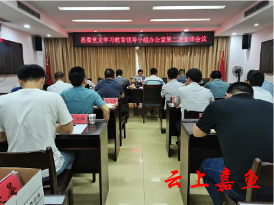 【下基层察民情解民忧暖民心】我县召开县委党史学习教育领导小组办公室第二次全体会议