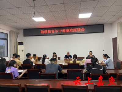 陆溪镇召开青年干部廉政座谈会