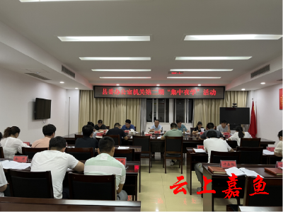 县委办巧借“集中夜学” 提升能力建设