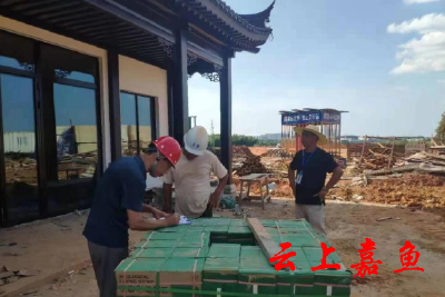 官桥镇开展高温天气建筑工地安全检查