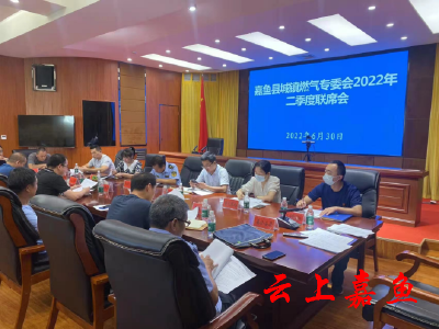 我县召开城镇燃气安全专委会2022年二季度工作联席会