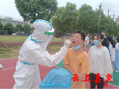 簰洲湾镇：核酸检测筑防线安全健康迎开学