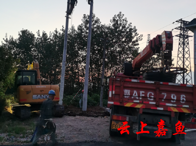 火速施工 确保三千亩蔬菜种植地灌溉无忧