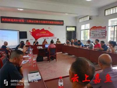 【文明嘉鱼】共同缔造美好生活—北街社区联合多部门开展居民协商议事活动