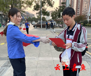 【文明嘉鱼】县数字化城市管理指挥中心开展文明上网宣传活动