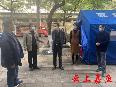 县政协领导赴北街社区检查指导疫情防控工作