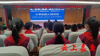 县实验小学开展学生心理健康教育讲座