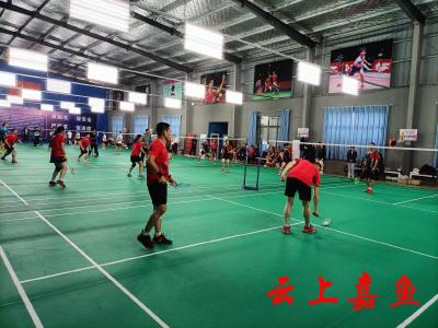 咸宁市税务系统第二届职工羽毛球联赛在嘉鱼开赛