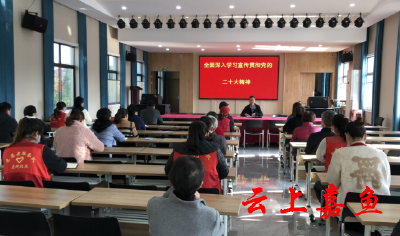 【学习贯彻】鱼岳镇东街社区深入学习宣传贯彻党的二十大精神