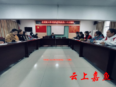 【学习贯彻】鱼岳镇茶庵社区深入学习宣传贯彻党的二十大精神