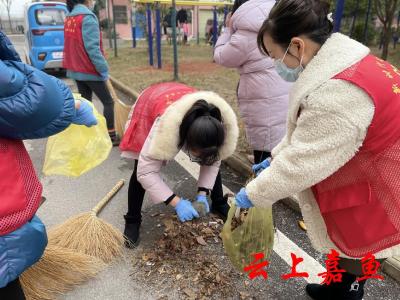 【文明嘉鱼】鱼岳镇西街社区：除尘迎新春