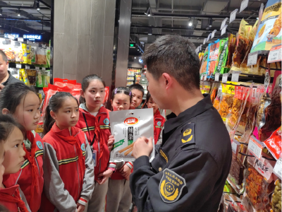 鱼岳镇茶庵社区：食品安全进校园