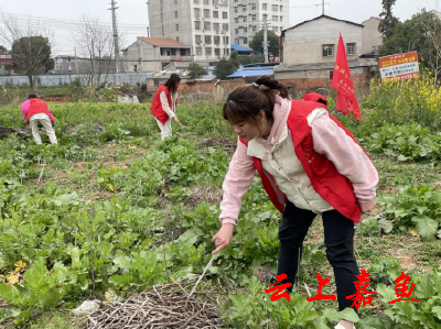 【文明嘉鱼】鱼岳镇小湖社区强化秸秆禁烧宣传巡查工作