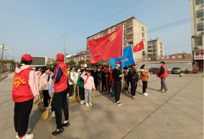 【文明嘉鱼】潘家湾中学开展“学习雷锋精神 争做新时代好少年”志愿服务活动