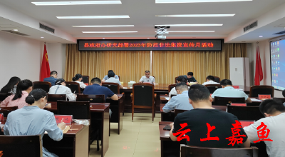 县政府办公室召开2023年防范非法集资宣传月活动研究部署会