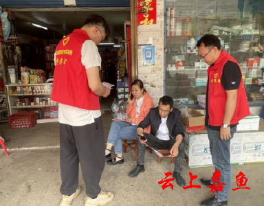 陆溪镇开展防范非法集资宣传活动