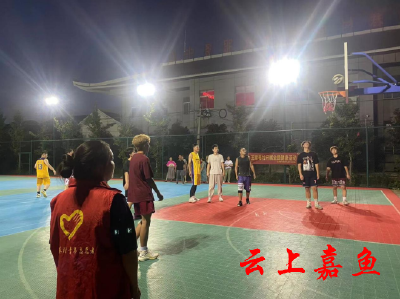 簰洲湾镇举办乡村篮球赛