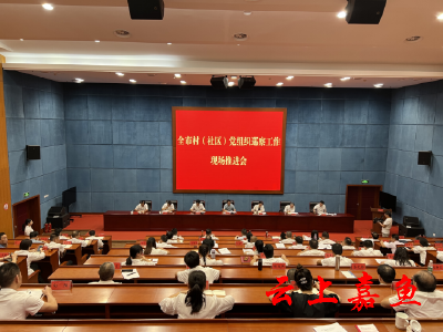 全市村（社区）党组织巡察工作现场推进会在嘉召开