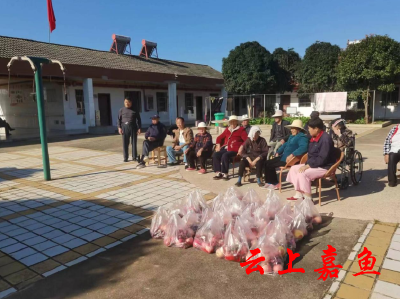 【文明嘉鱼】渡普镇：情暖重阳节 爱满福利院