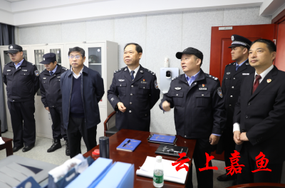 湖北省人民检察院法警总队到嘉鱼县检察院开展司法警察年度训练考核