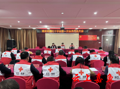 潘家湾镇红十字会第一次会员代表大会召开