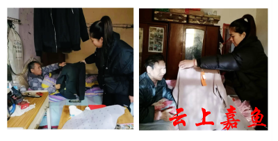 【文明嘉鱼】北街社区开展“寒冬送冬衣、温暖老人心”活动