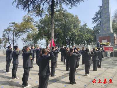 【我们的节日·精神的家园】鱼岳镇东街社区开展“清明祭英烈”主题活动