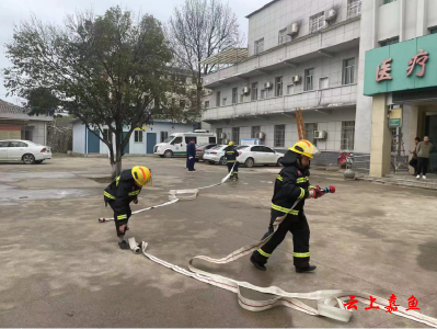 高铁岭镇卫生院开展消防安全演练