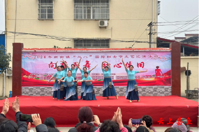新街镇开展“三八”国际妇女节“向梦而舞初心依旧”文艺汇演活动