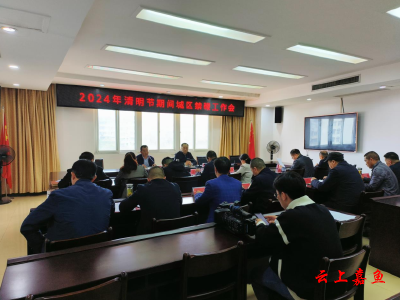 我县召开2024年清明节期间城区禁鞭工作会