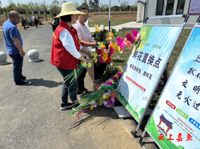 【我们的节日·精神的家园】陆溪镇：以花换花 文明祭祀