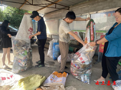 潘家湾镇积极开展农药包装废弃物回收清理行动
