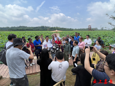 古巴粮食安全研修班来嘉交流考察