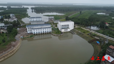余码头泵站一二站新机组排涝显成效
