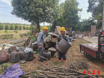 官桥镇白湖寺村：村民齐动手 村湾大变样