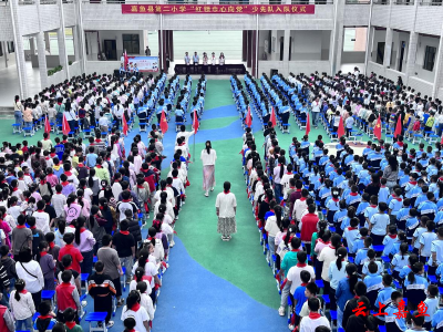 嘉鱼县第二小学举行2024年秋期新队员入队仪式