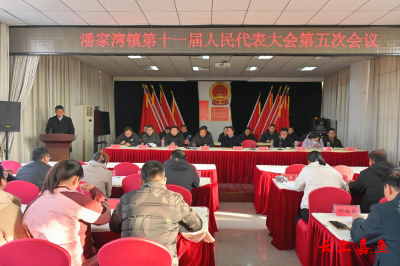 潘家湾镇第十一届人民代表大会第五次会议召开