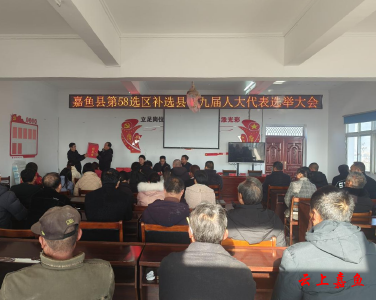 潘家湾镇潘家湾村嘉鱼县第58选区人大代表补选工作圆满完成