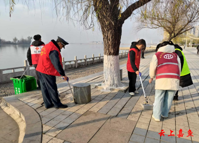 环湖洁湖 守护一江绿水