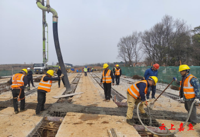 G351嘉鱼县朱砂至罗家洲新建公路工程加紧建设