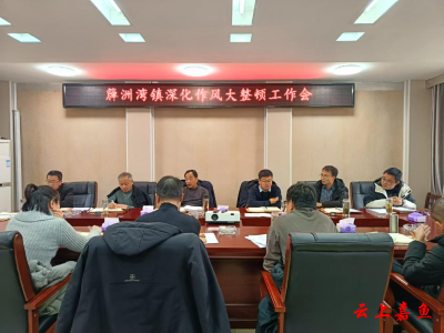 簰洲湾镇召开深化作风大整顿工作会  