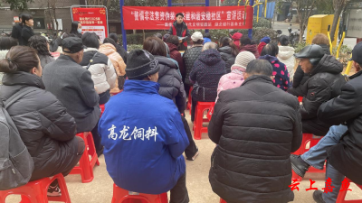 鱼岳镇南街社区开展“警惕非法集资伪装 共建和谐安稳社区”宣讲活动