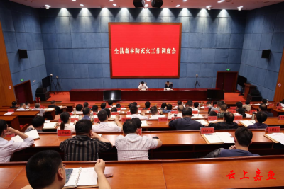 胡金云在全县森林防灭火工作调度会上强调：要紧抓整改落实、狠抓环境整治、常抓日常监管，切实做好环境保护与森林防灭火各项工作