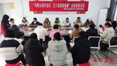鱼岳镇南街社区开展全民阅读活动