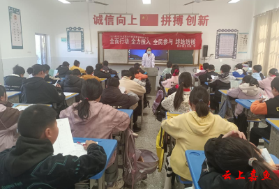 新街镇卫生院开展结核病防治宣传进校园活动